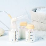 Medical electric breast pump to increase milk supply for breastfeeding mother